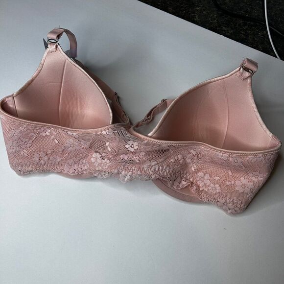 New Maidenform Pink T Back Lined extra coverage Bra 36D - Picture 5 of 6